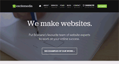 Desktop Screenshot of excitemedia.com.au